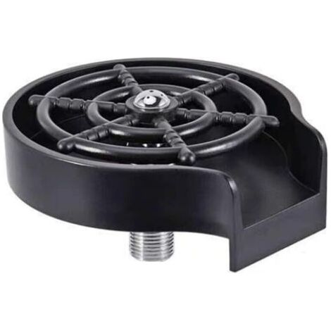 FENOPLASTICALave-verres automatique, nettoyage multi-angles, peu encombrant, idéal pour les bars, restaurants, habitations et autres établissements. En acier inoxydable noir. (1/4)