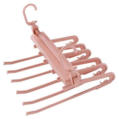 Cintre pliable pour pantalons multicouches, organisateur de rangement 33×25,5 cm (1/5)