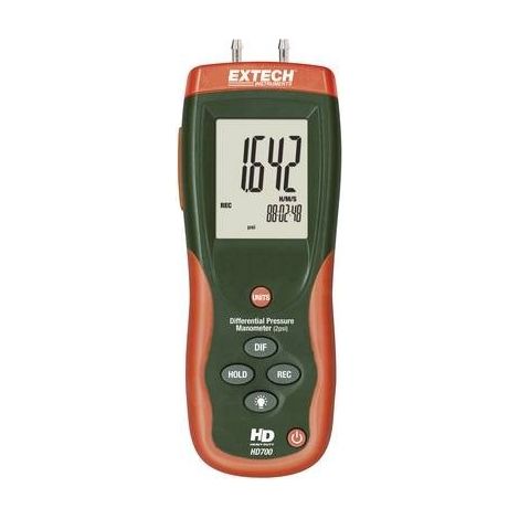 Manometro differenziale Extech hd700 0-0,1378 bar USB (1/2)