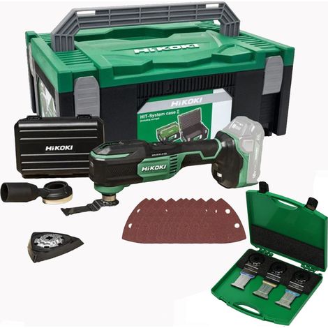 Hikoki 18V Starlock Max Brushless Multi Tool + x18 Accessories Cased CV18DMAW (1/5)