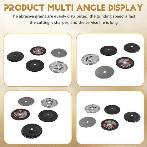 Disque de coupe 75 mm, lame de scie de 3 pouces pour meuleuse d'angle (1/5)