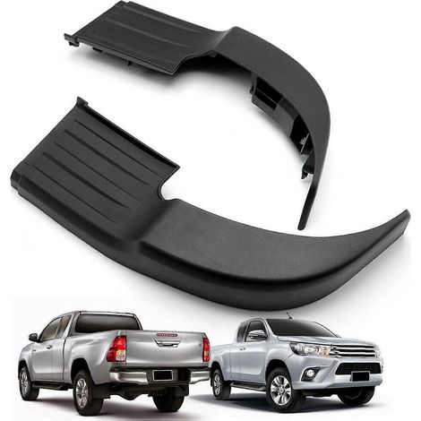 Marchepied de pare-chocs arrière noir pour Toyota Hilux Revo Rocco 2015-2019 - Yvan (1/3)