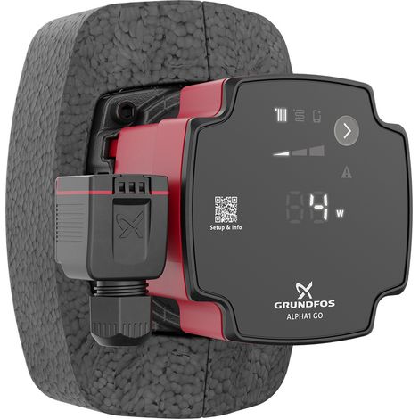 Grundfos ALPHA1 GO 15-40 130 EEI 0,20 Hocheffizienzpumpe 93074204 inkl. Dämmschale (1/5)
