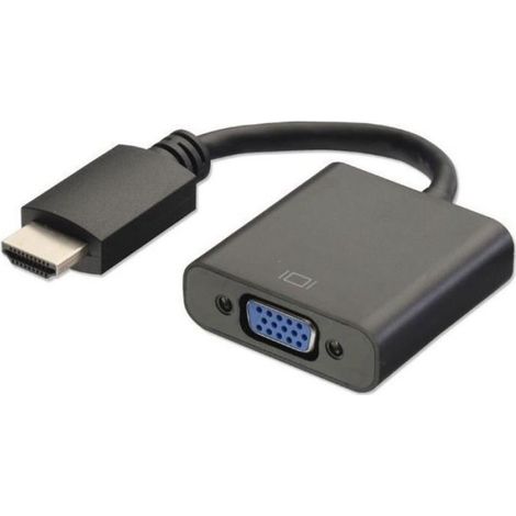 Adaptateur Hdmi Vers Vga - 1080p - Sortie Video Analogique - Pour Moniteur Projecteur - 1 Unite
