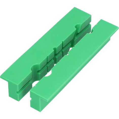 Schraubstockbacken-Abdeckungen, weiche Schutzpolster, magnetisch, universell, Prismenform, Werkzeugmaschinen, 15 cm (1/5)