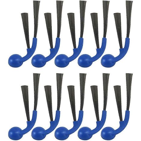 Lot de 10 brosses latérales de rechange compatibles avec les aspirateurs robots Deebot T80 et Omni. Accessoires inclus : brosses latérales. (1/5)