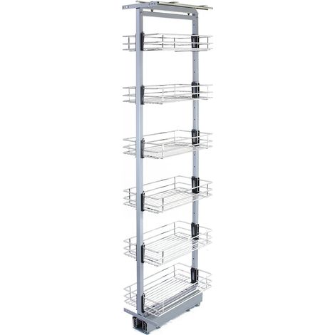 KuKoo Pull Out Soft Close Kitchen Larder – 170-195cm High (1/5)