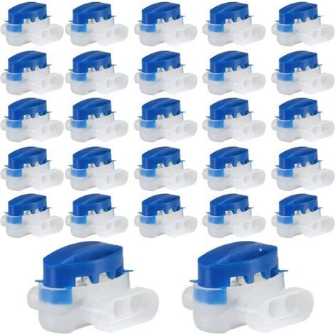 40 PCS Connecteurs Cable Robot Tondeuse Remplis de Gel Résine Original, Connecteurs Étanche 314 Pour Connecteurs Robot Tondeuse Automower- Étanches, Sûrs, Dénudage Inutile (1/5)