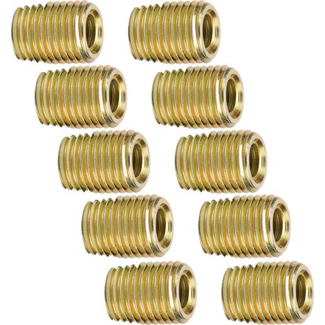 20 insertos roscados autorroscantes de acero al carbono 302 (rosca interna M30.5, rosca externa M50.5) (1/5)