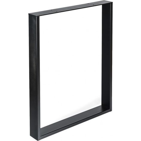 Quadratisches Möbelbein  Funktionaler Stil  Aus Stahl  Schwarzes Poren-Finish  DIY-Restaurierungsprojekte  Maße 58080712mm  Höhe: 71,2 cm  Einfache Bolt-On-Installation  1 Einheit (1/3)