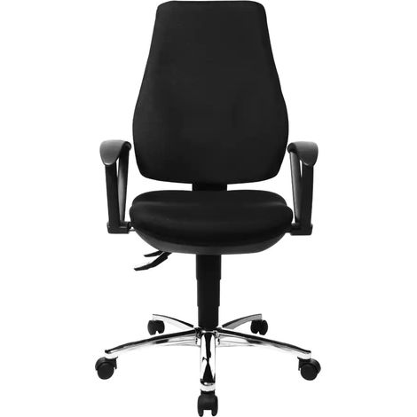 Permanent Contact Operator Chair Fixed Armrest Power Star Profi - Black (1/3)
