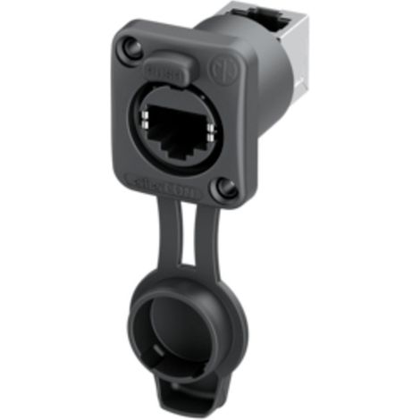 Neutrik etherCON TOP airtight Einbaubuchse 90° NE8FDPU-TOP Buchse, Einbau Schwarz 1 St.