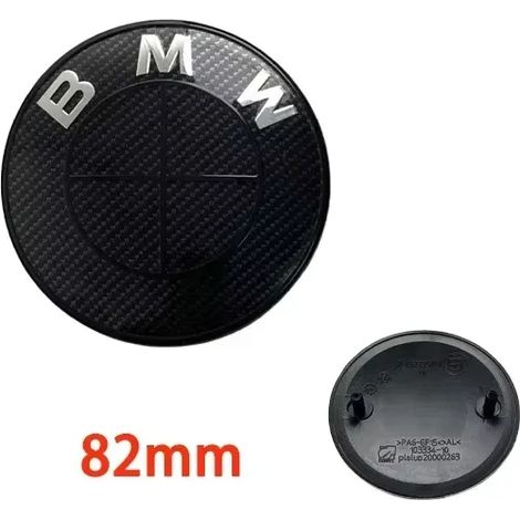 (C82MM) - Convient aux BMW E46 E90 F30 X5 E70 X3 G01 F40 F30 F20 G21 G30 G38 E34 G60 (nouveaux logos avant et arrière) (1/5)