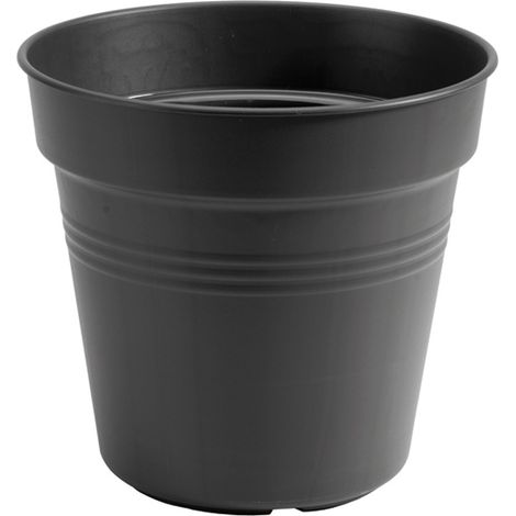 Elho Pflanztopf Green Basics Ø 30 x 28 cm schwarz Kunststofftöpfe (1/2)