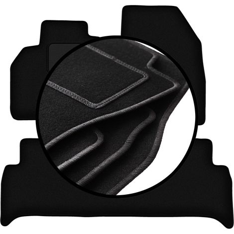 Komplettset Veloursmatten für: Renault Scenic III Minivan (2009-2016)