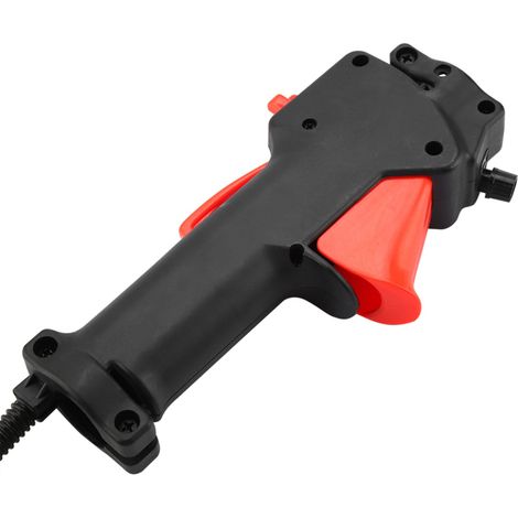 Manette de commande pour débroussailleuse, câble d'accélérateur, 26 mm (noir) (1/5)