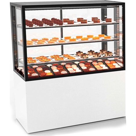 Vitrine Neutre avec Base Serie Integra humidité - 600 x 1000 x 1400 mm - Sayl