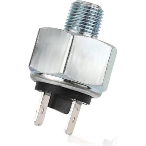 Interrupteur de feu stop hydraulique arrière pour moto, laiton et cuivre étamé, pièce de rechange numéro DS-272191 compatible avec série moto (argent)