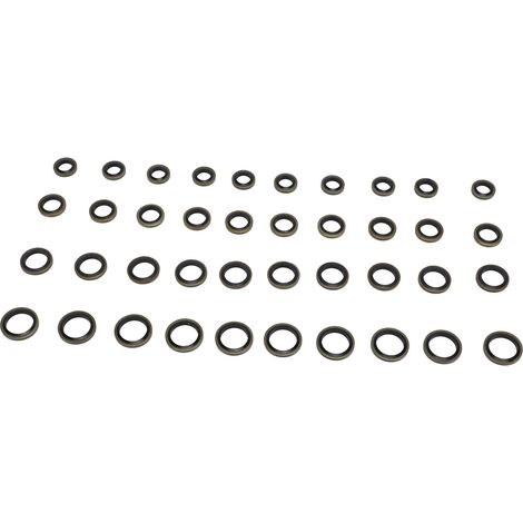 Rondelles d'étanchéité de boulon de frein 40 pièces 3918188 8mm 10mm 12mm 14mm joints de ligne carburant plaques remplacement Dodge Ram 2500 3500 (1/5)