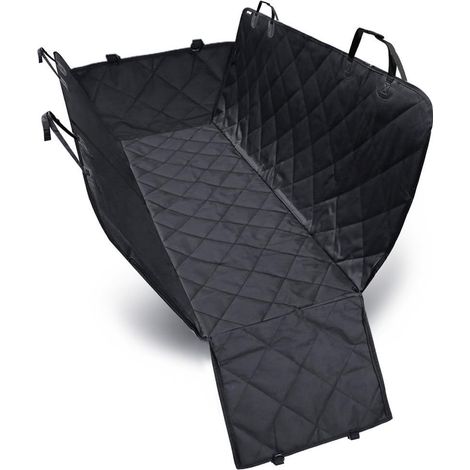 HCMAX Luxury Dog Seat Cover Trunk Protective Car Pets Hammock Convertible Waterproof Cover Backseat Covers for Car SUV Truck (1/5)