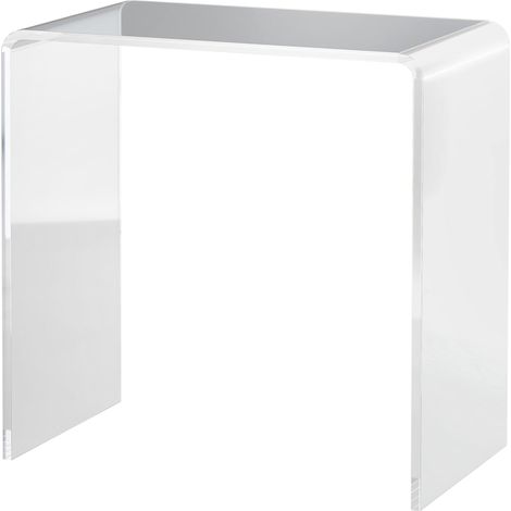 Tavolino da Salotto a Forma di U 53,5x30,5x53,5 cm in Acrilico Trasparente (1/5)