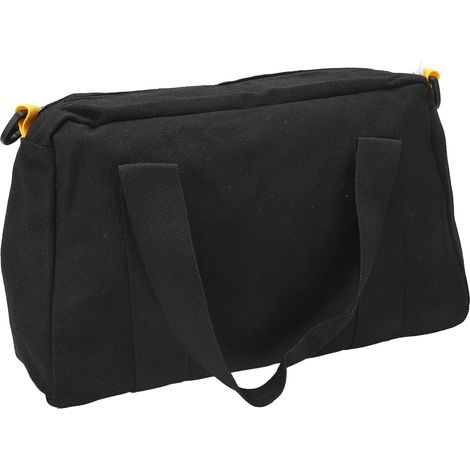 Sacoche outillage électricien grande ouverture capacité XL étanche portative en toile pour clés à molette tournevis pinces 35 cm (1/5)