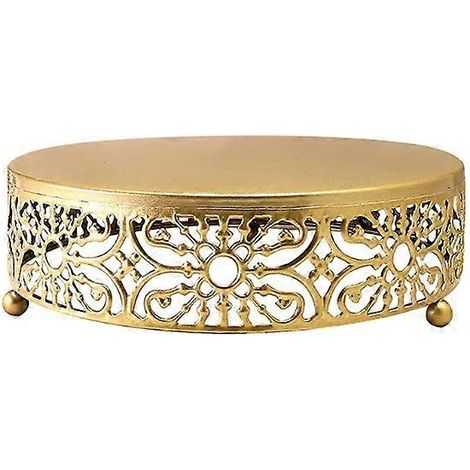 Présentoir à gâteaux rond en métal de 20 à 30 cm (8/12 pouces) pour desserts, fromages, cupcakes et pâtisseries. Plateau de service idéal pour les fêtes.