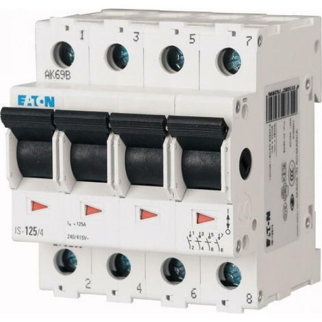 Eaton is-80/4 interruttore di manovra sezionatore 4x80a 276281 (1/2)
