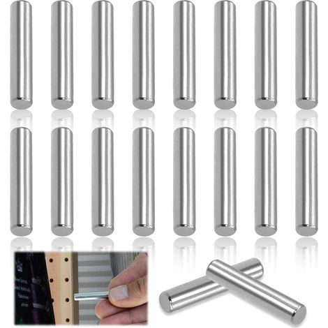 Support d'étagère - Broche en acier inoxydable 304 - Diamètre 6 mm Longueur 40 mm - Pour meubles étagères armoires bibliothèques - Lot de 50 (1/5)