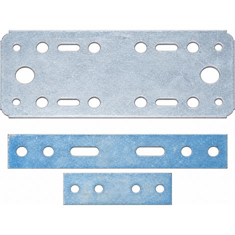 Plaque de liaison droite plate pour renfort et assemblage de meuble, bois et menuiserie – LPP 40 x 100 – Lot de 20 pièces