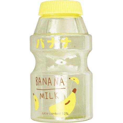 Wiederverwendbare, transparente Saftflasche, BPA-frei, mit Cartoon-Illustration, 480 ml, für Sport, Reisen und Outdoor-Aktivitäten - Innovative, leichte und robuste Wasserflasche, ideal zum Wandern. (1/5)
