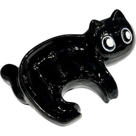 Portasapone/dispenser, mantiene il sapone asciutto, design autosvuotante, 13 x 9 cm, nero (1/5)