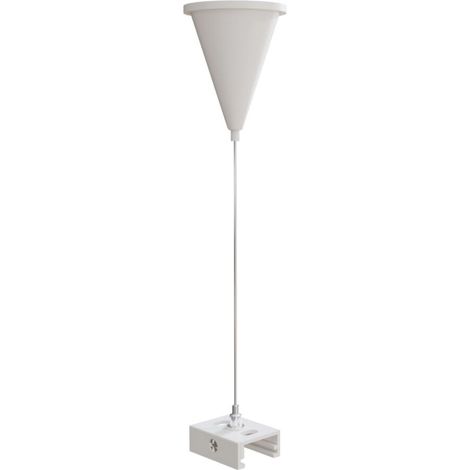 Componente Sospensione Per Binario Plastica Colore Bianco
