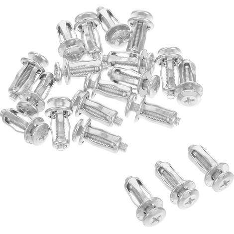 Lot de 20 chevilles métalliques pour la fixation de portes (1/5)
