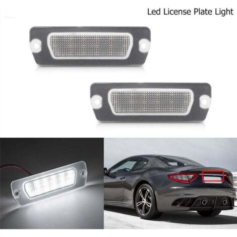Iluminación LED de placas para Maserati GranTurismo, GranCabrio, Coupé 4200 GT (2001–2007) (1/4)