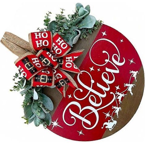 Panneau de bienvenue de Noël pour les fêtes et réunions festives - Articles de fête (1/4)