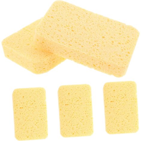 10 piezas de paños de esponja para fregar, paños de cocina, paños de limpieza de microfibra para inodoro, herramientas de limpieza de cocina, toallas de limpieza (1/5)