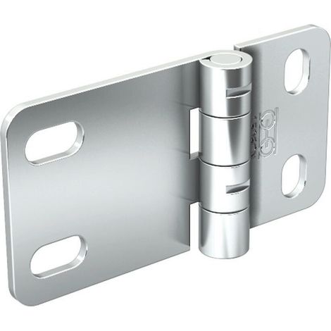 Slid'Up By Mantion – Charnière pour meuble en acier zingué – Axe de 6 mm – Dimensions 77x40 mm – Fixation 4 points sur plat – Garantie 5 ans (1/2)
