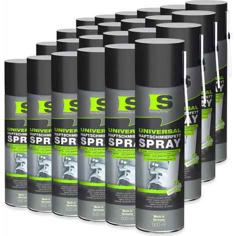 Spraytive 24x 500ml Universal Haftschmierfett-Spray – Schmierfett & Kriechöl für Auto, Gelenke & Lager (1/5)