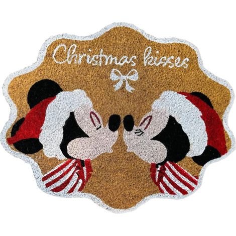 Zerbino Natalizio Topolino e Minnie Christmas Kisses 40x60cm Peraga Christmas