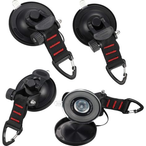 Filiyano-4 supports à ventouse avec vis de serrage, ventouse pour auvent (1/5)