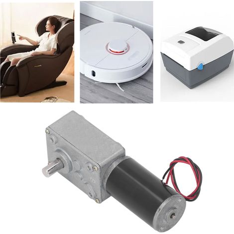 634JSX-31ZY Getriebe-Gleichstrommotor, 12 V DC, Einwellenmotor, 15 U/min (1/5)