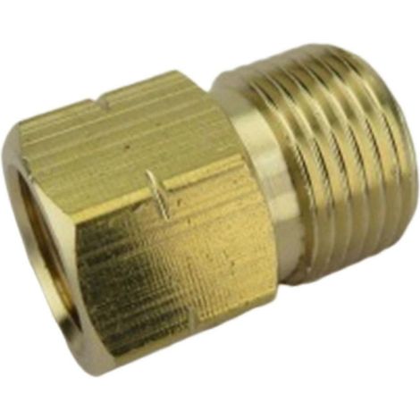 Adaptateurs réducteurs de gaz en cuivre multifonctionnels, filetage interne 3/8 pouce, filetage externe 1/4 pouce, pas à gauche, pour systèmes au propane - Bon (1/5)