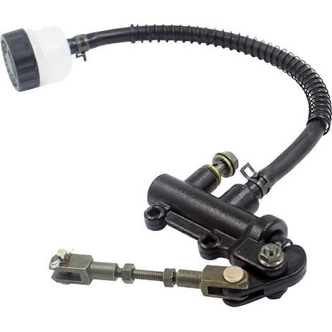 Pompe de frein hydraulique arrière avec maître-cylindre à pédale pour motos, scooters et quads. (1/5)