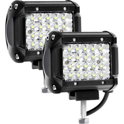 Projecteur LED - 144 W - 10500 lm - 12 V - IP67 - Angle 120° - Pour Véhicule Routier et Nautique - 1 Pièce (1/5)
