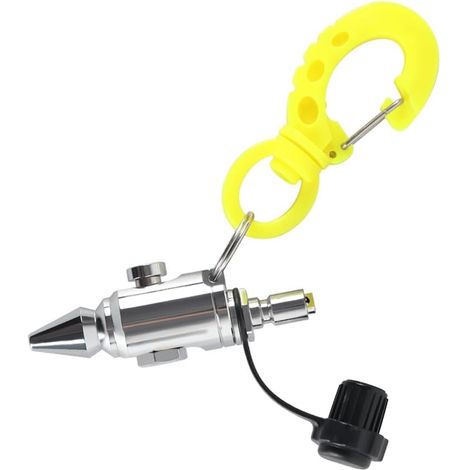 Acier en Acier Inoxydable Buzzle à Air Poussoir Poussinet Équipement D'Outil de Nettoyage pour Le Matériel de Plongée (1/5)