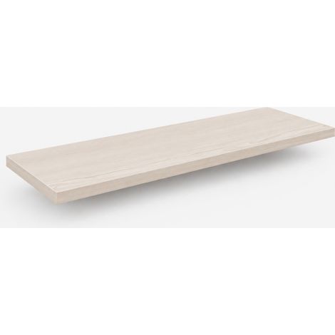 Mensola da Muro, Mensola Sospesa, Fissaggio a Scomparsa, Mensola Legno, Kit Tasselli Incluso, Acero Montreal, 70x18x1,8 cm (1/4)