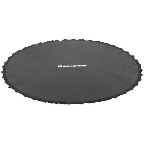 Songmics – Tapis de saut pour trampoline Ø 324 cm – Tissu PP anti-UV – Bords renforcés – 72 anneaux en V – Convient aux trampolines de 366 cm