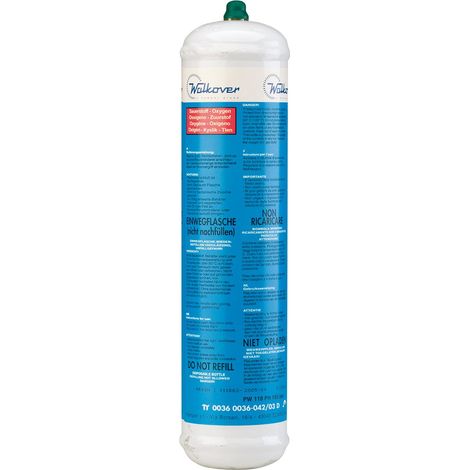 Kemper Sauerstoffflasche Metall 110 Liter 110 bar