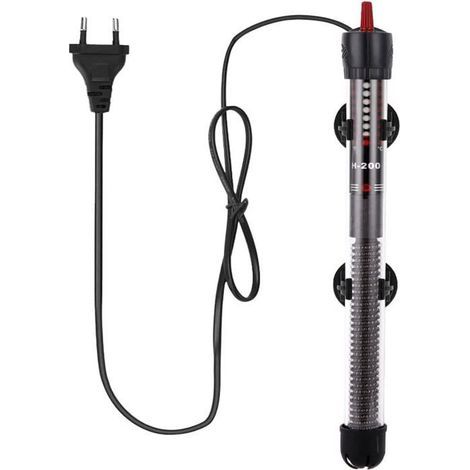 Chauffage d'aquarium 300 W 375 L avec thermostat réglable et ventouses, pour aquariums et bassins (220-240 V) (1/5)